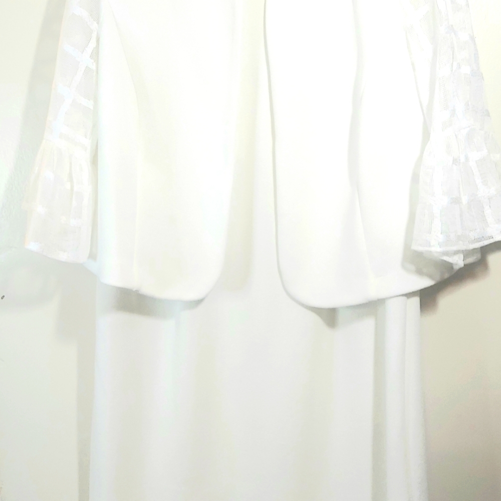 3pcs White Dress Suit
